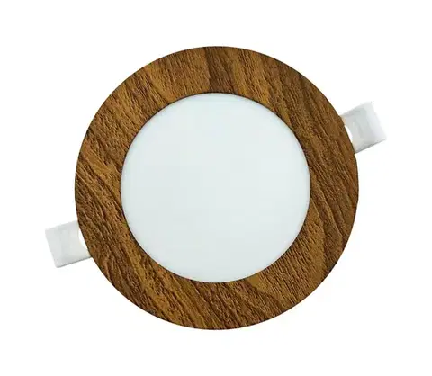 Svietidlá  LED Podhľadové svietidlo CIRCLE LED/6W/230V 4200K pr. 11,8 cm hnedá 008 0001154