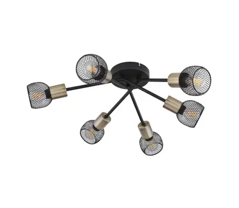 Svietidlá Globo 54028-6S - Prisadený luster FIASTRA 6xE14/40W/230V 54028-6S