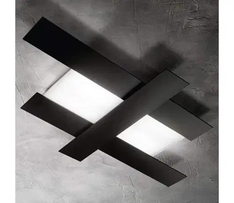 Svietidlá Gea Luce DOHA P P N - LED Stropné svietidlo DOHA LED/30W/230V 65,5 cm čierna DOHA P/P N