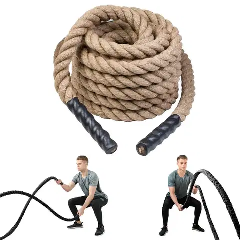 Ostatné fitness náradie Posilňovacie lano inSPORTline WaveRope Base 50 mm - 15 m