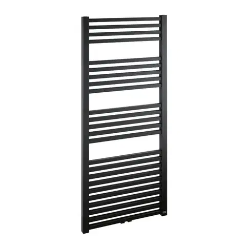 Radiátory do kúpeľne Radiátor kombinovaný Isan Quadrat 150,5x60cm stredové pripojenie čierna matná DQUA15050600CSMS DQUA15050600CSMS