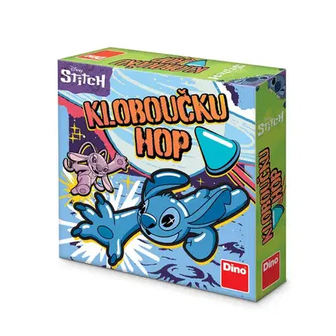Spoločenské hry Detská hra Klobúčik hop - Stitch Dino