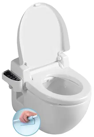 Záchody SAPHO - BRILLA závesné WC s elektronickým bidetom BLOOMING NB-R770D-1