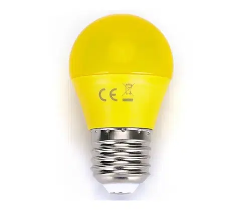Žiarovky  B.V. LED Žiarovka G45 E27/4W/230V žltá -  100003OGG