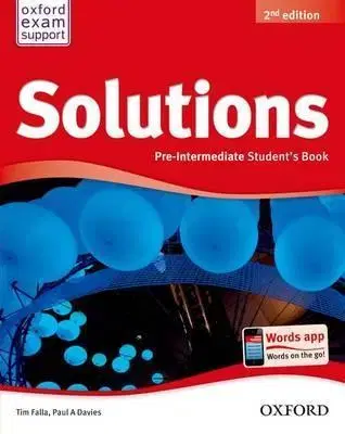 Učebnice a príručky Solutions Pre-Intermediate, 2nd Edition - Student´s Book - Tim Falla,Paul A. Davies