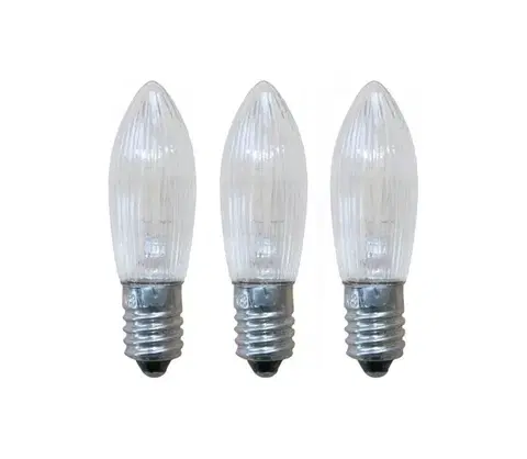 Žiarovky Markslöjd 8263 - SADA 3x Priemyselná vianočná žiarovka TOPPLAMPA E10/3W/34V 8263
