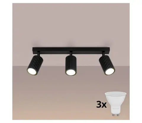 Svietidlá BRILAGI - LED bodové svietidlo CRESTO 3xGU10/10W/230V čierna BR.1581
