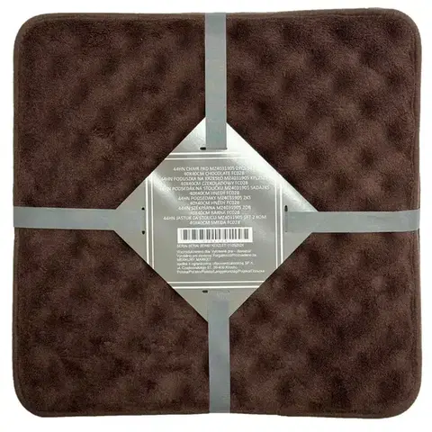 Bytový textil Komplet podsedákov MZ4031905 40x40 cm (2 ks) čokoládová