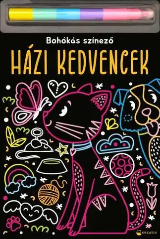 Pre deti a mládež - ostatné Házi kedvencek - Bohókás színező