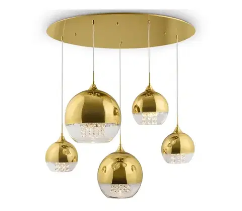 Svietidlá Maytoni P140-PL-170-5-G - Luster na lanku FERMI 5xE27/60W/230V zlatá P140-PL-170-5-G