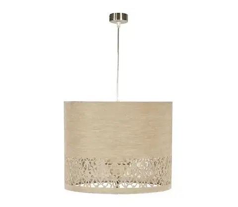 Svietidlá  Luster na lanku ARABESCA 1xE27/60W/230V béžová 31-19526