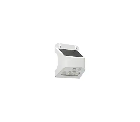 Svietidlá  LED solárne nástenné svietidlo so senzorom SOLTO LED/3W/3,7V 4000K IP54 1200 mAh biela OE-STSR34-10