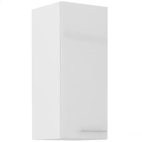 Kuchynské skrinky visiace Kuchynská skrinka Lara 30g-72 1f Mdf biely lesk