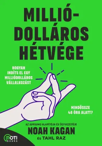 Podnikanie, obchod, predaj Milliódolláros hétvége - Hogyan indíts el egy milliódolláros vállalkozást mindössze 48 óra alatt? - Noah Kagan,Tahl Raz
