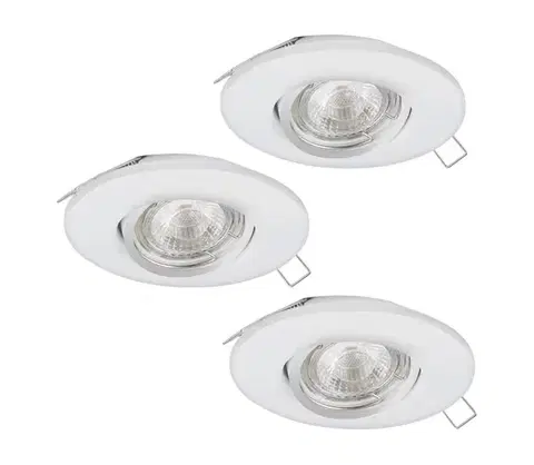 LED osvetlenie Eglo 95895 - SADA 3x LED podhľadové svietidlo PENETO 1 1xGU10-LED/3W/230V 95895