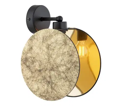 Svietidlá EMIBIG Nástenná lampa MOTIF 1xE27/15W/230V zlatá 1326/K1