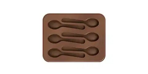 Silikónové formy na pečenie Tescoma formičky na čokoládu DELÍCIA CHOCO, lyžičky