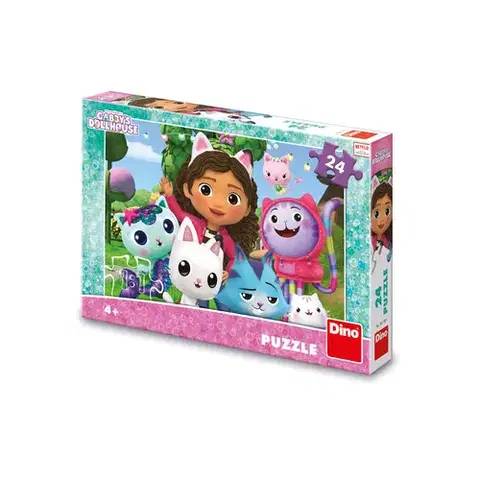 Do 49 dielikov Dino Toys Puzzle Gabi na záhrade 24 Dino