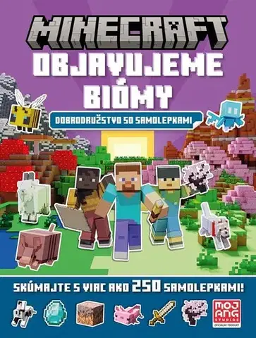Pre deti a mládež - ostatné Minecraft - Objavujeme biómy so samolepkami - Kolektív autorov,Jaroslav Brožina