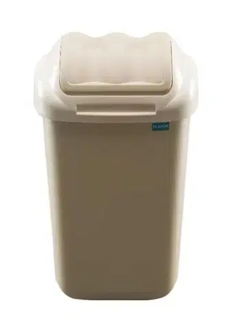 Odpadkové koše Kinekus Kôš na odpad preklápací 30 l, plastový, FALA, cappuccino