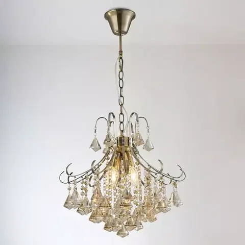 Moderné lampy do obývačky Luster 2200136-AB BRONZE LW4