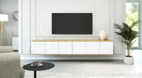 TV stolíky ArtPK Závesný TV stolík SEVILLA | 210 cm