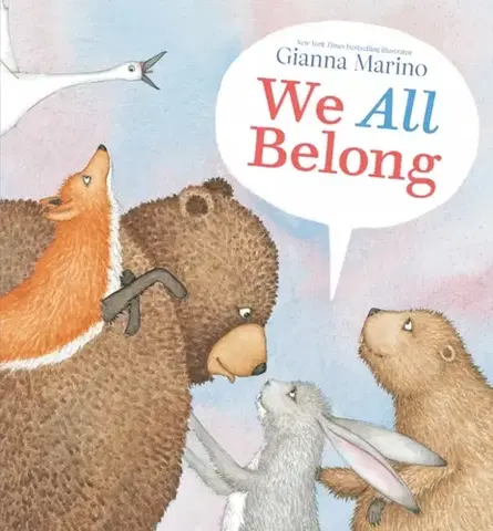 Leporelá, krabičky, puzzle knihy We All Belong - Gianna Marino
