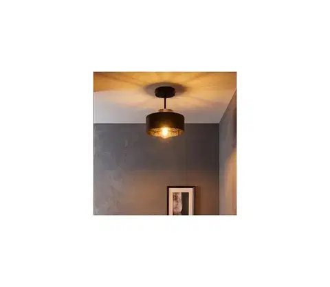 Svietidlá BRILAGI - Prísadený luster SPRING 1xE27/60W/230V čierna/zlatá 77-008B