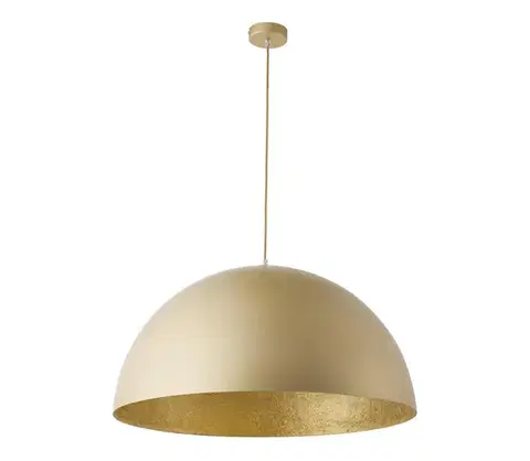 Svietidlá  Luster na lanku SFERA 1xE27/60W/230V pr. 35 cm zlatá 32292