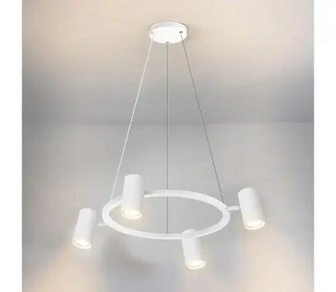 Svietidlá BRILAGI - Luster na lanku SELE 4xGU10/30W/230V biely WO-SELEP-B01-WHT-OEM