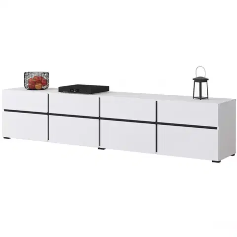 Všetky produkty TV stolík Cross  4k4s Biela/Čierna 40