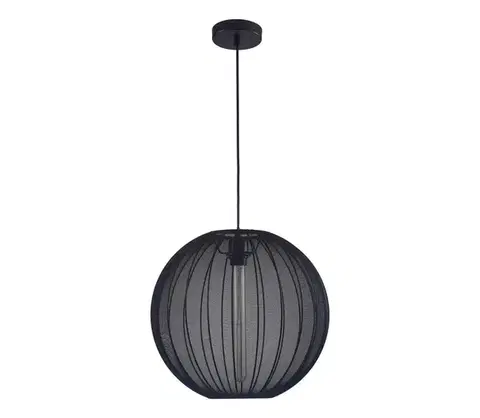 Svietidlá  Luster na lanku SENSAI 1xE27/20W/230V pr. 40 cm čierna 330574