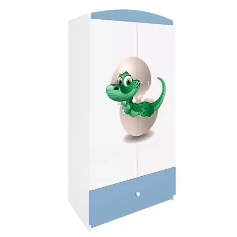 Skrine do izieb Skriňa Babydreams Modrá – Dino