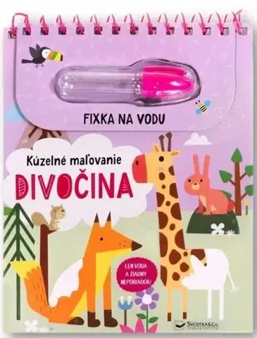 Nalepovačky, vystrihovačky, skladačky Kúzelné maľovanie - Divočina