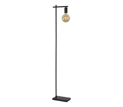Lampy Lucide 21721/01/30 - Stojacia lampa LEANNE 1xE27/40W/230V čierna 21721/01/30