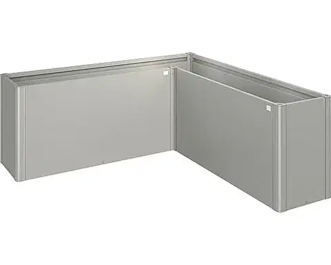 Truhlíky Biohort Truhlík BIOHORT Belvedere L 201,6 x 201,6 x 77 cm (sivý kremeň metalíza)