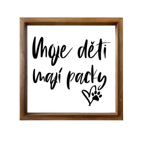 Obrazy Bohemia Gifts Dekoračný obrázok - Packy