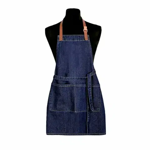 Zástery Forbyt Detská zástera Jeans tmavomodrá, 50 x 70 cm