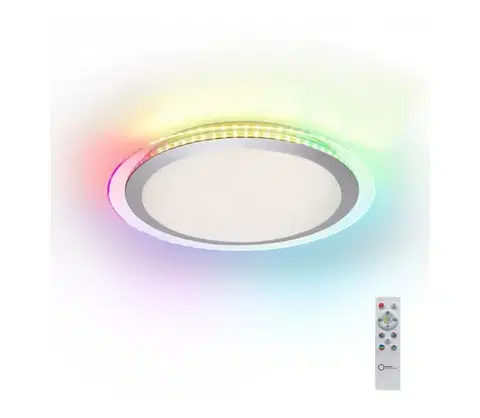 Svietidlá Leuchten Direkt 15411-21- LED RGB Stmievateľné stropné svietidlo CYBA LED/26W/230V + DO 15411-21