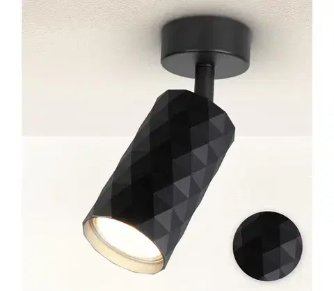Svietidlá BRILAGI - Bodové svietidlo SELE DIAMANT 1xGU10/30W/230V čierna WO-DIA1-BLK