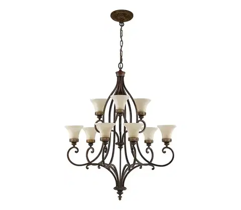 Svietidlá Elstead Feiss FE-DRAWING-ROOM9 - Luster na reťazi DRAWING ROOM 9xE27/60W/230V FE-DRAWING-ROOM9