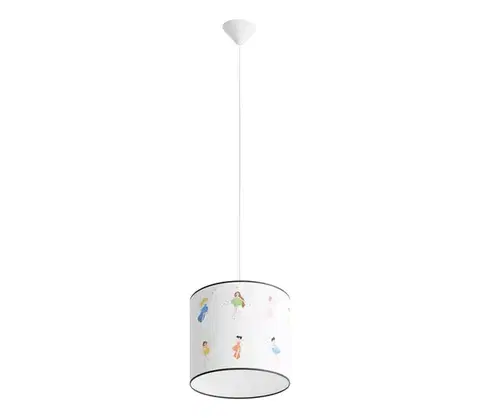 Svietidlá  SL.1416 - Detský luster na lanku FAIRY 1xE27/15W/230V pr. 30 cm SL.1416