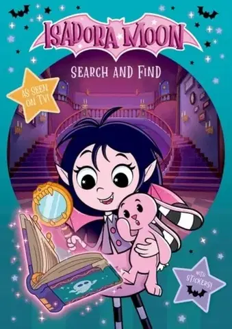 Nalepovačky, vystrihovačky, skladačky Isadora Moon: Search and Find Activity Book, packed with magical puzzles and stickers (as seen on TV) - Oxford Children's