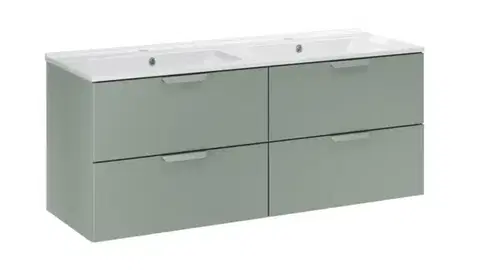 Skrinky s umývadlom ArtCom Kúpeľňová skrinka s umývadlom ASTER Green U120cm | 120 cm