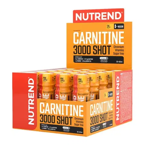 Spaľovače tukov Karnitin Nutrend Carnitine 3000 SHOT 20x60 ml ananás