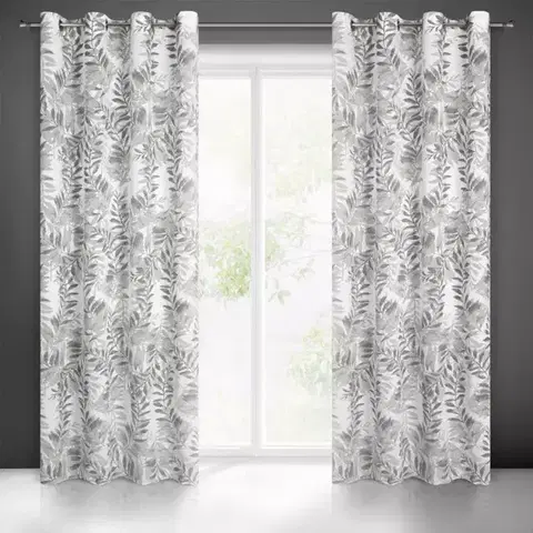 Závesy do spálne Záves HARIET 140x250 na priechodkách 398704 EUROFIRANY