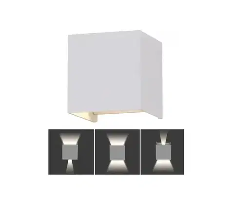 Svietidlá  LED Vonkajšie nástenné svietidlo LED/5W/230V 3000K IP65 biela 217079