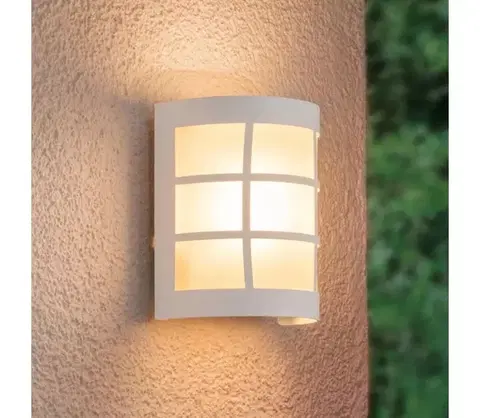 Svietidlá Eglo 75311 - LED Vonkajšie nástenné svietidlo CERNO 1xE27/4W/230V biela IP44 75311
