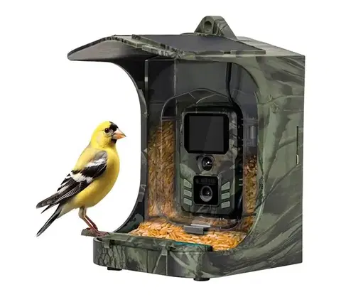 Bezpečnostné kamery Evolveo - StrongVision BirdFeeder - inteligentné kŕmidlo pre vtáky s kamerou CAM-BF