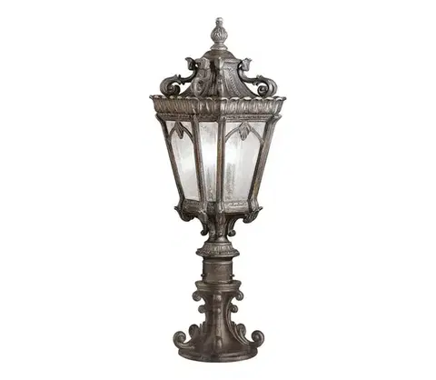 Záhradné lampy Elstead Kichler KL-TOURNAI3-L - Vonkajšia lampa TOURNAI 2xE14/60W/230V IP44 bronzová KL-TOURNAI3-L